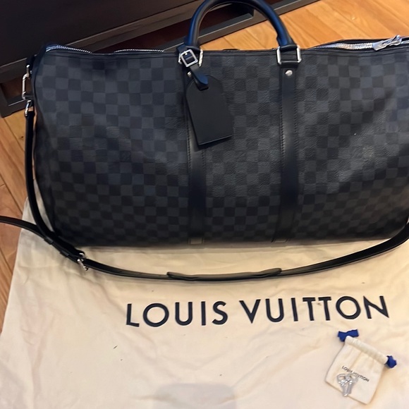 louis vuitton duffle bag poshmark